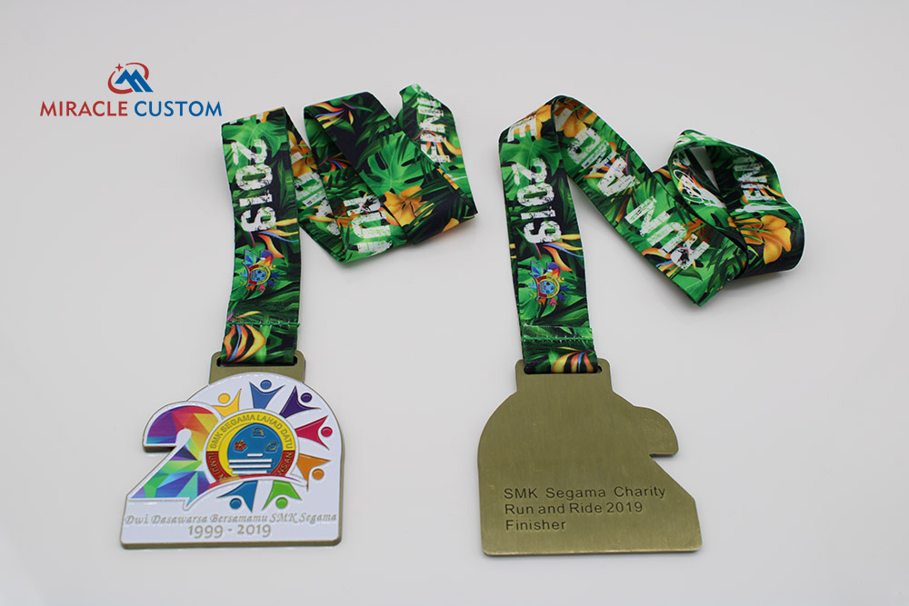 custom uv printed medals