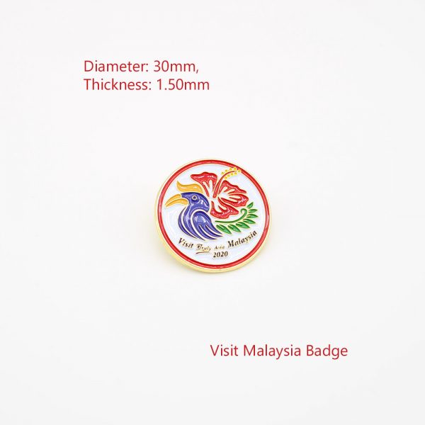 Custom Visit Malaysia Badge