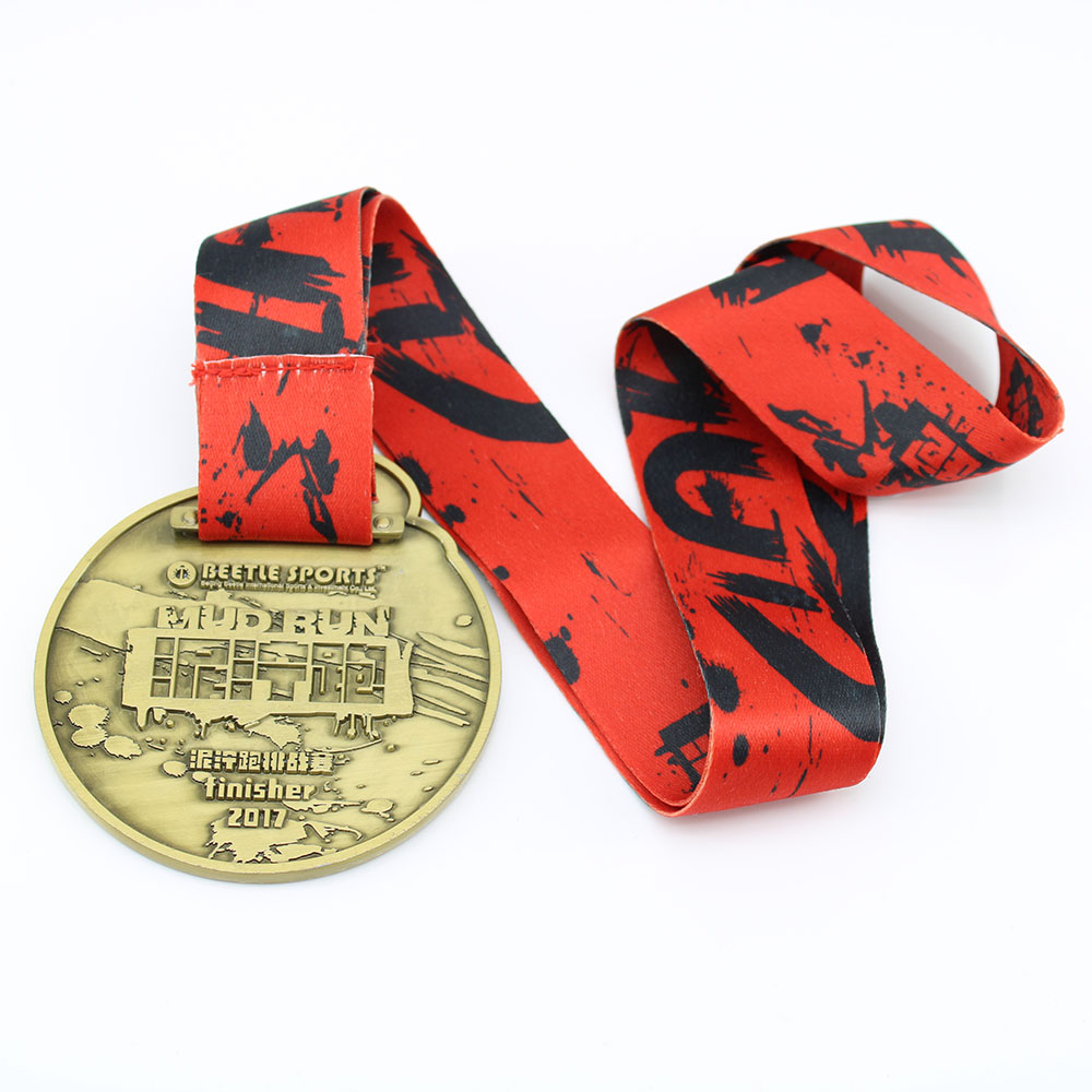 Custom Mud Run Medals