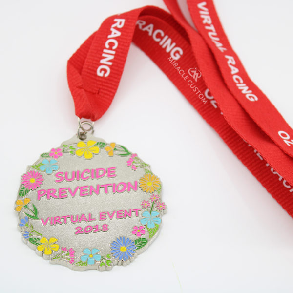 Bespoke Medals for suicide prevention virtual event 2018