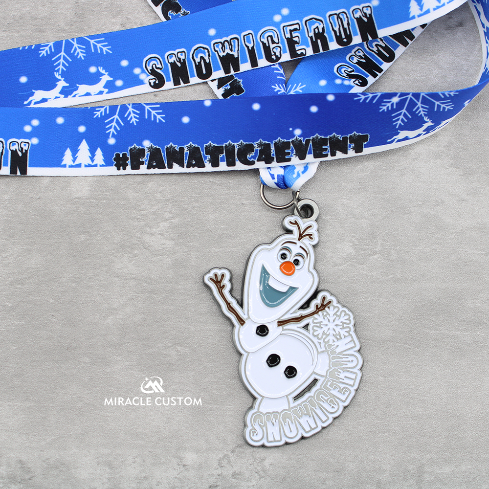 Custom Snow Ice Run 2020 Cyberjaya Running Medals