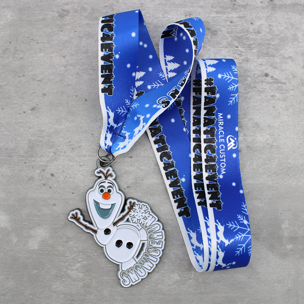 Custom Snow Ice Run 2020 Cyberjaya Running Medals