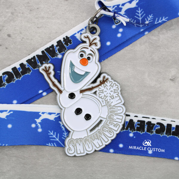 Custom Snow Ice Run 2020 Cyberjaya Running Medals