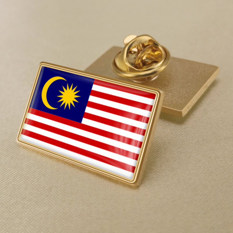 Custom Malaysia Lapel Pins Enamel Pins