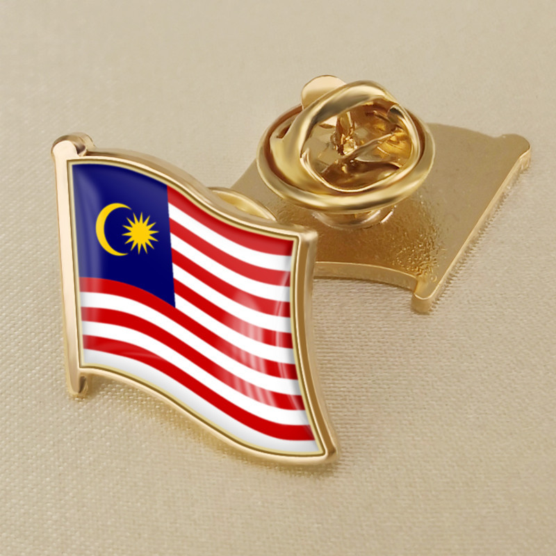 Custom Malaysia Lapel Pins Enamel Pins