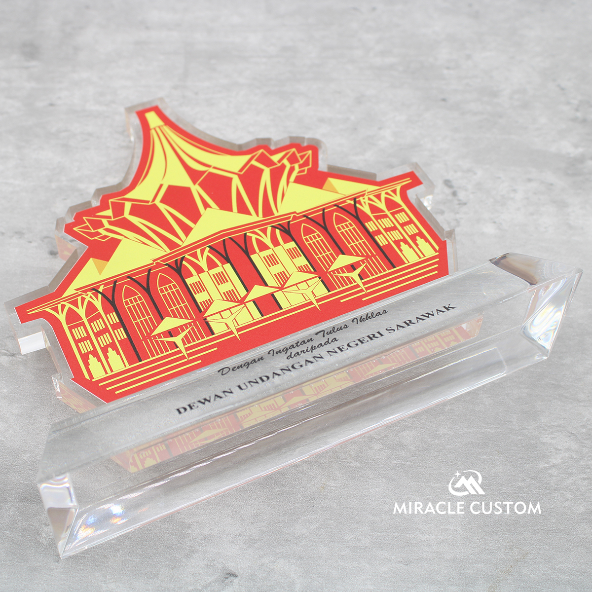 Custom Acrylic Plaque Awards with Your Logo and Design