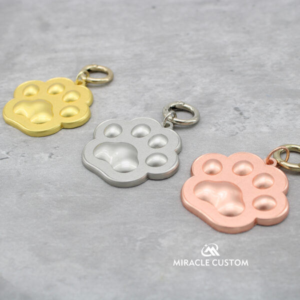 Custom 3D Dog Paw Key chains