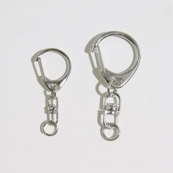 23mm Lobster Clasps with Chain C buckle Snap Hook Swivel Key-chains